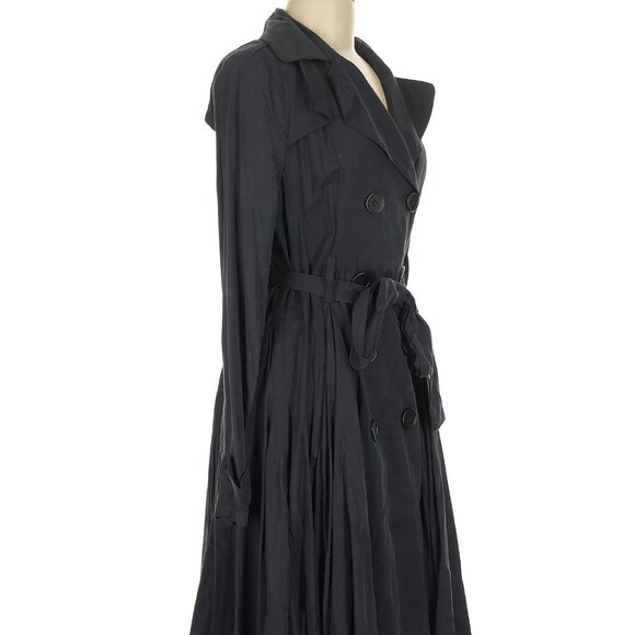 ๐ Ultra-Flattering Flared DRA Trench Coat | Hourglass Silhouette Chic M โจ๐งฅ - Picture 3 of 12